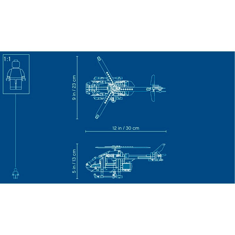 Lego Technic 42092 Спасательный вертолёт
