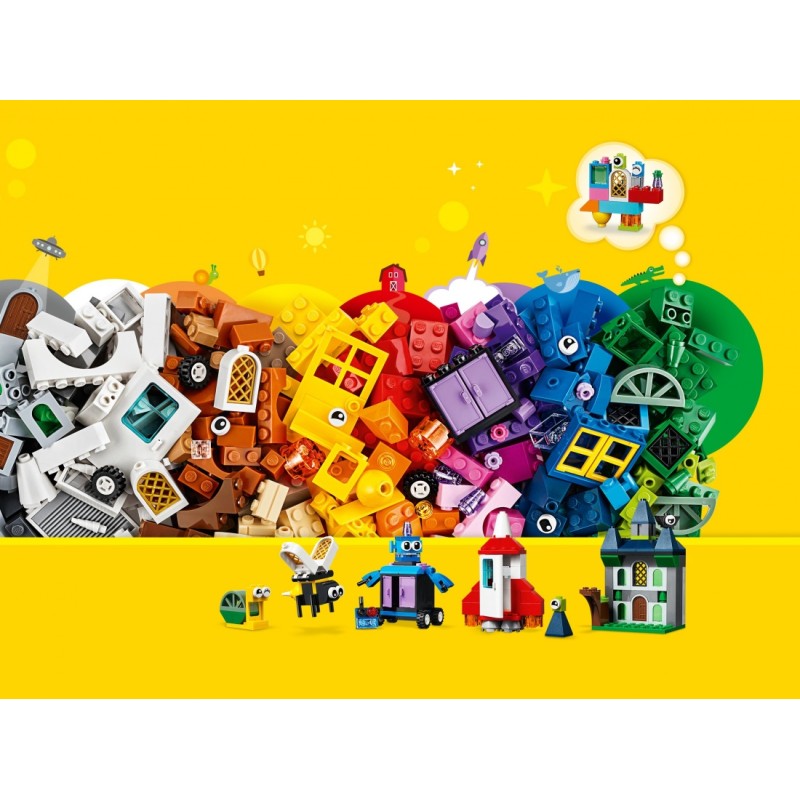 11004 Набор для творчества с окнами Lego Classic