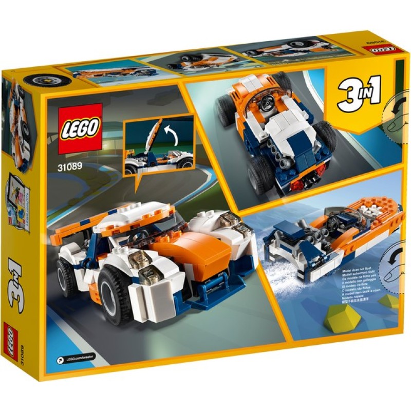 31089 Оранжевый гоночный автомобиль Lego Creator