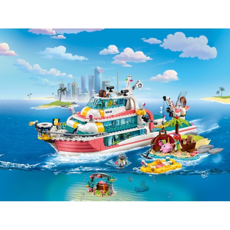 41381 Катер для спасательных операций Lego Friends