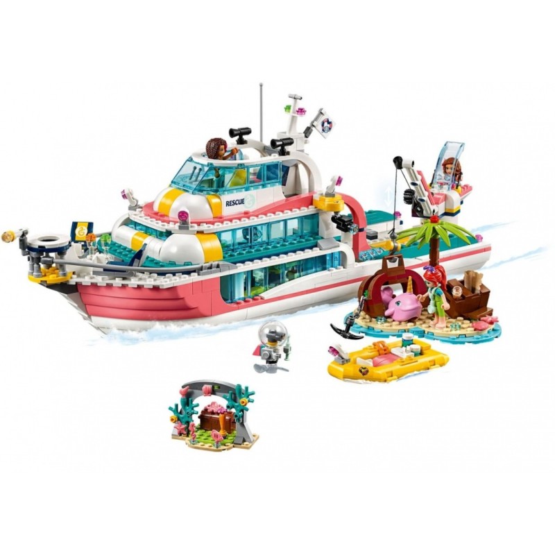 41381 Катер для спасательных операций Lego Friends