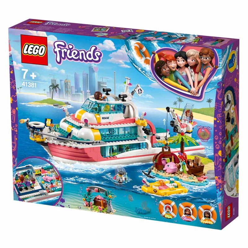 41381 Катер для спасательных операций Lego Friends