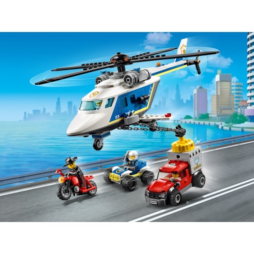60243 Погоня на полицейском вертолёте Lego City