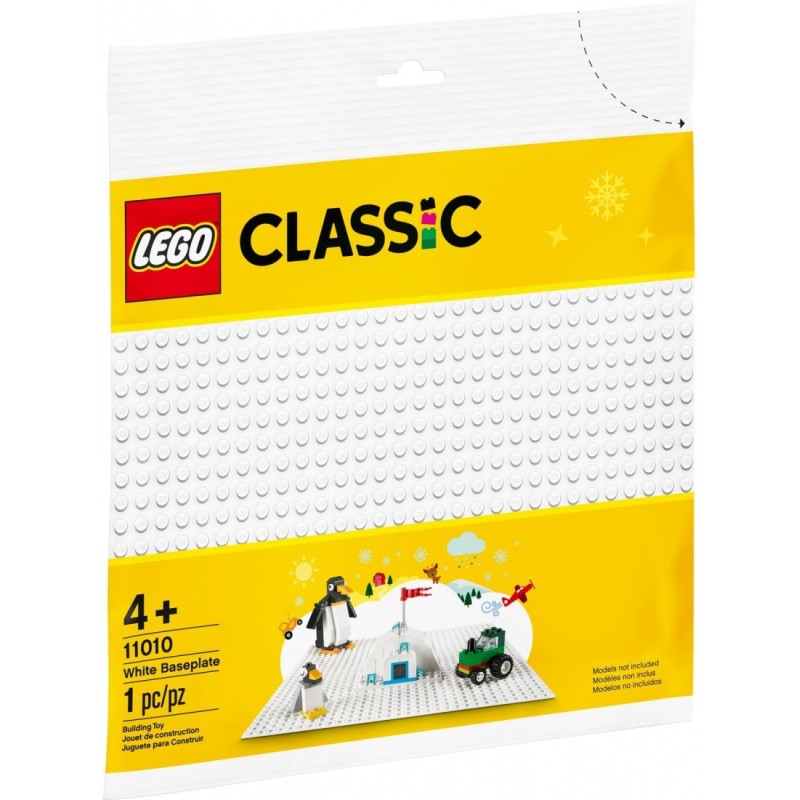 11010 Белая базовая пластина Lego Classic