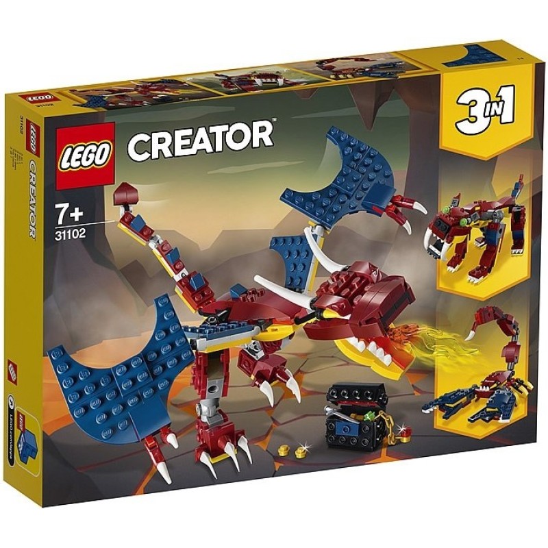 31102 Lego Creator Огненный дракон 