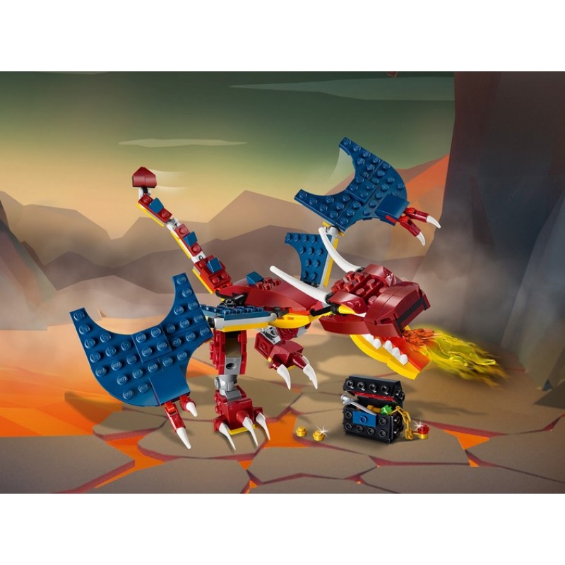 31102 Lego Creator Огненный дракон 