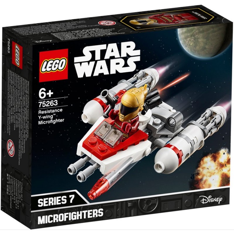 75263 Микрофайтеры: Истребитель Сопротивления Y-wing Lego Star Wars