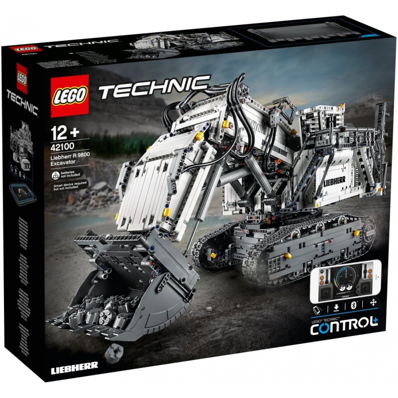 42100 Экскаватор Liebherr R 9800 Lego Technic