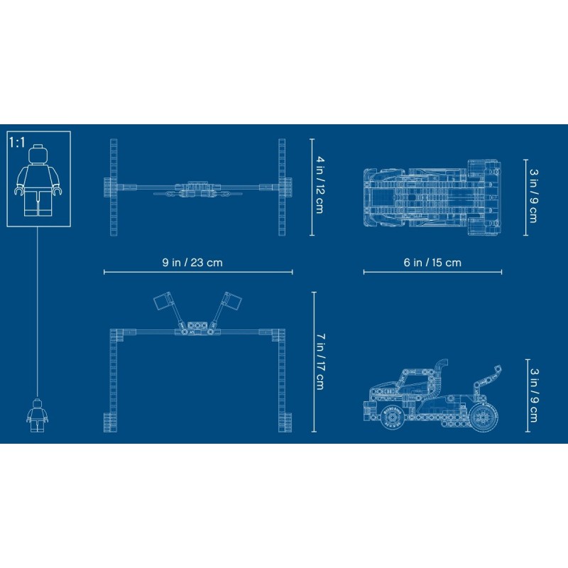 42104 Гоночный грузовик Lego Technic
