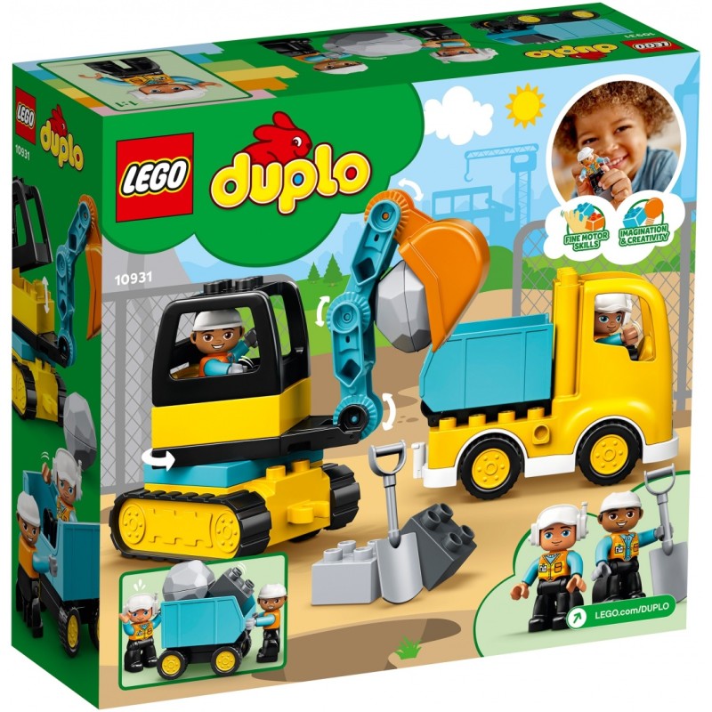 10931 Lego Duplo Грузовик и гусеничный экскаватор