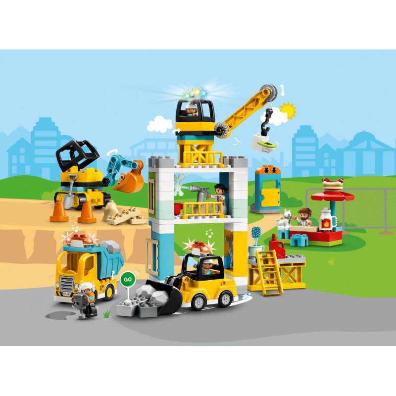 10933 Lego Duplo Башенный кран на стройке