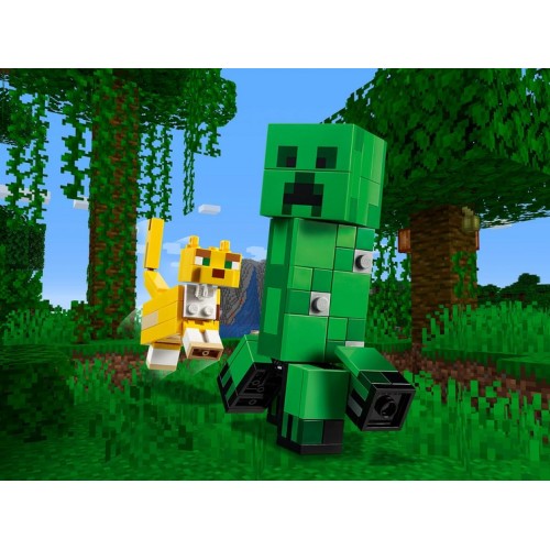 21156 Lego Minecraft Большие фигурки Minecraft, Крипер и Оцелот