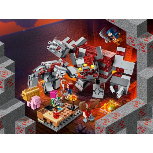 21163 Lego Minecraft Битва за красную пыль