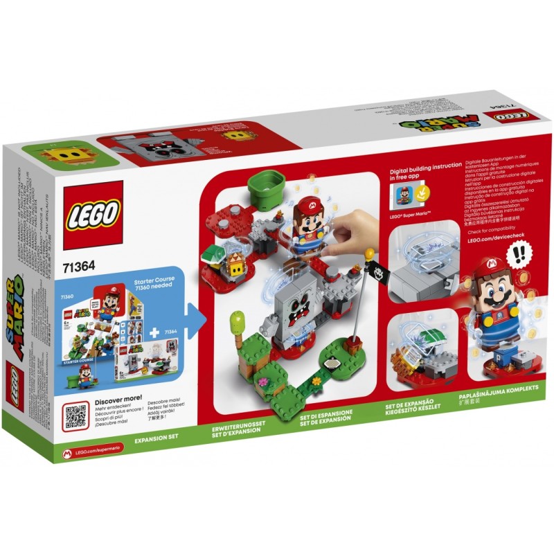 71364 Lego Super Mario Неприятности в крепости Вомпа. Дополнительный набор