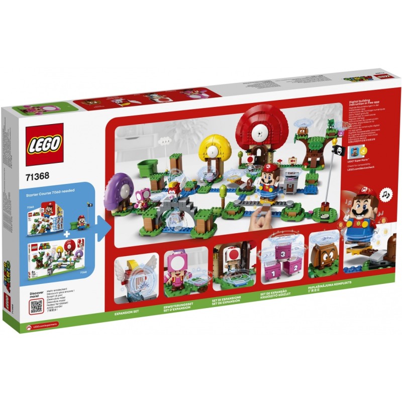71368 Lego Super Mario Погоня за сокровищами Тоада. Дополнительный набор