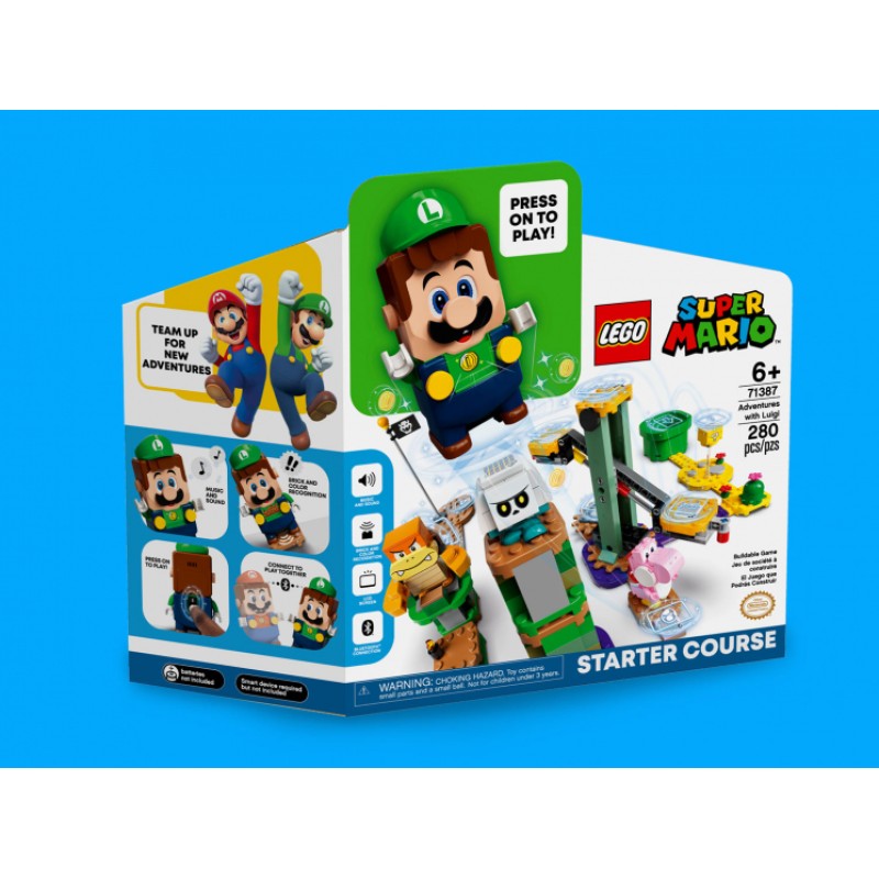 71387 Lego Super Mario Стартовый набор «Приключения вместе с Луиджи»