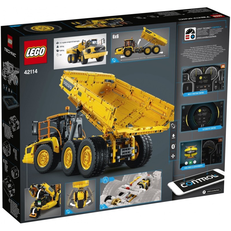 42114 Lego Technic Самосвал Volvo 6х6