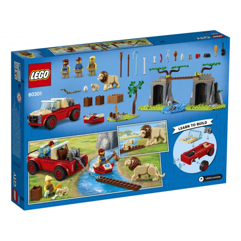 60301 Lego City Спасательный внедорожник для зверей