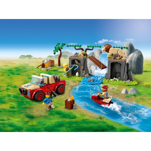 60301 Lego City Спасательный внедорожник для зверей