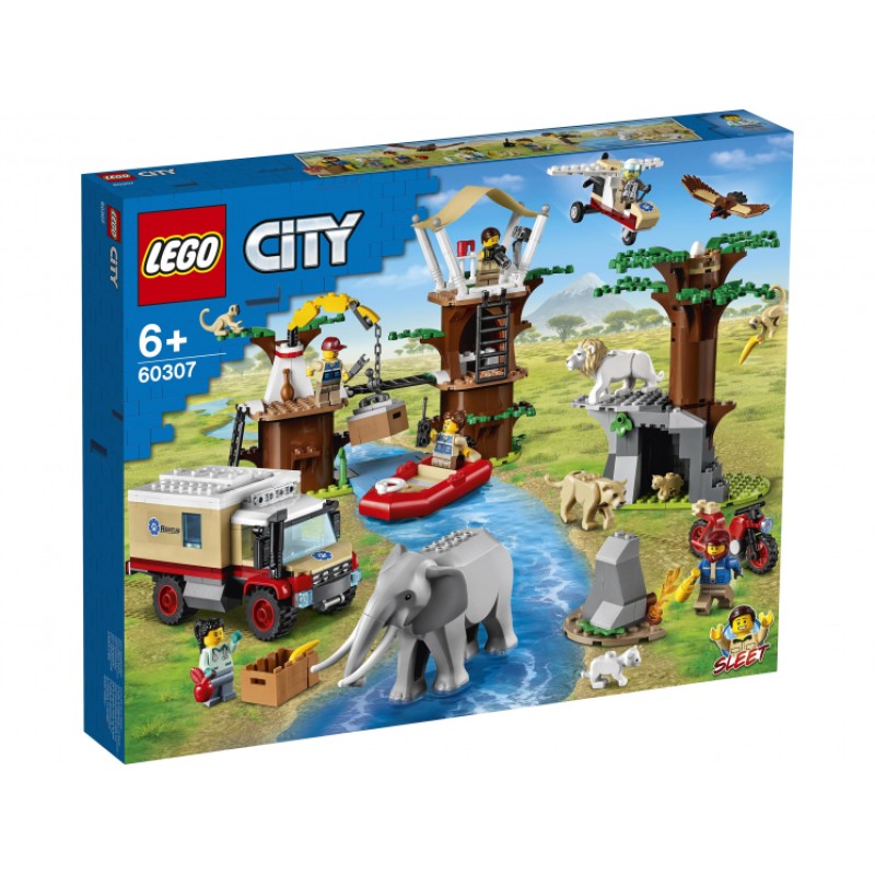 60307 Lego City Лагерь спасения дикой природы