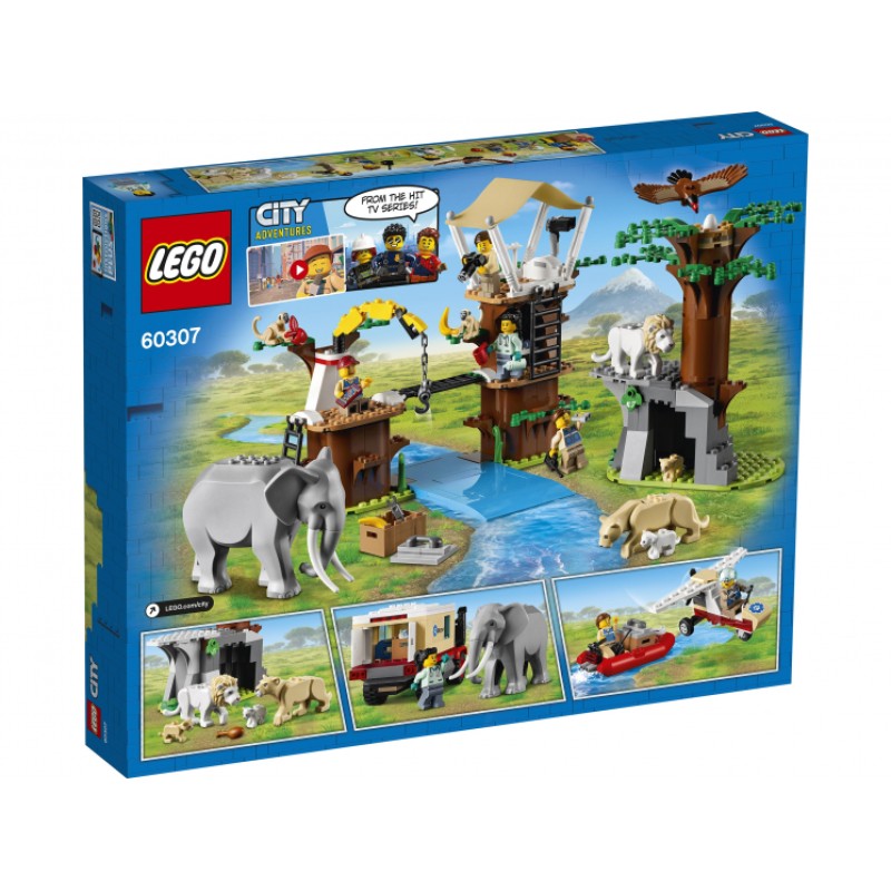 60307 Lego City Лагерь спасения дикой природы