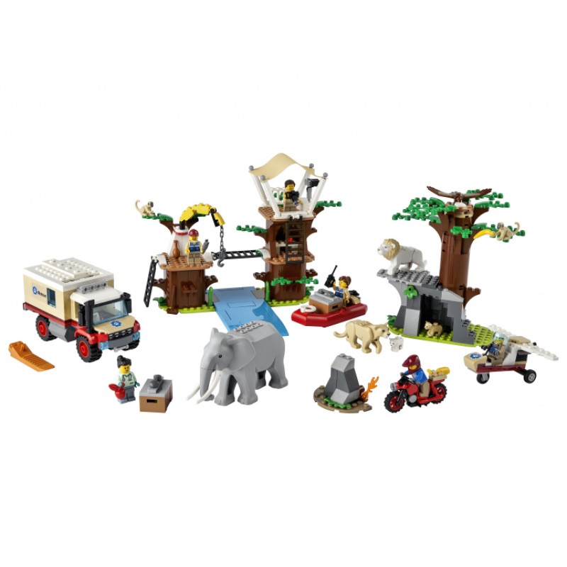 60307 Lego City Лагерь спасения дикой природы