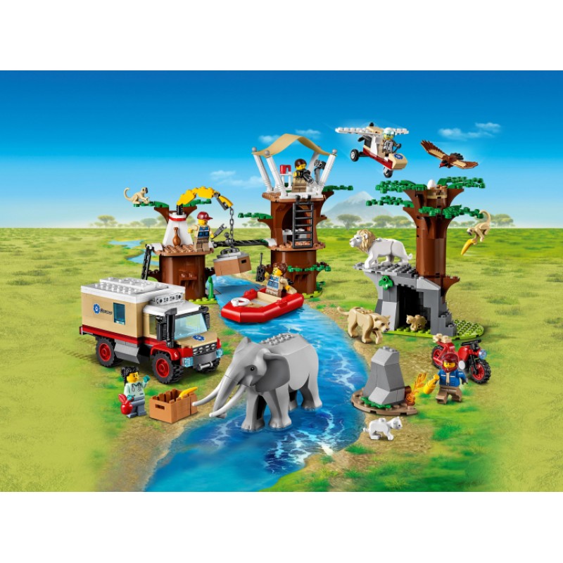 60307 Lego City Лагерь спасения дикой природы