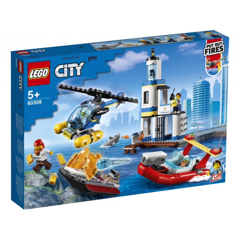60308 Lego City Операция береговой полиции и пожарных