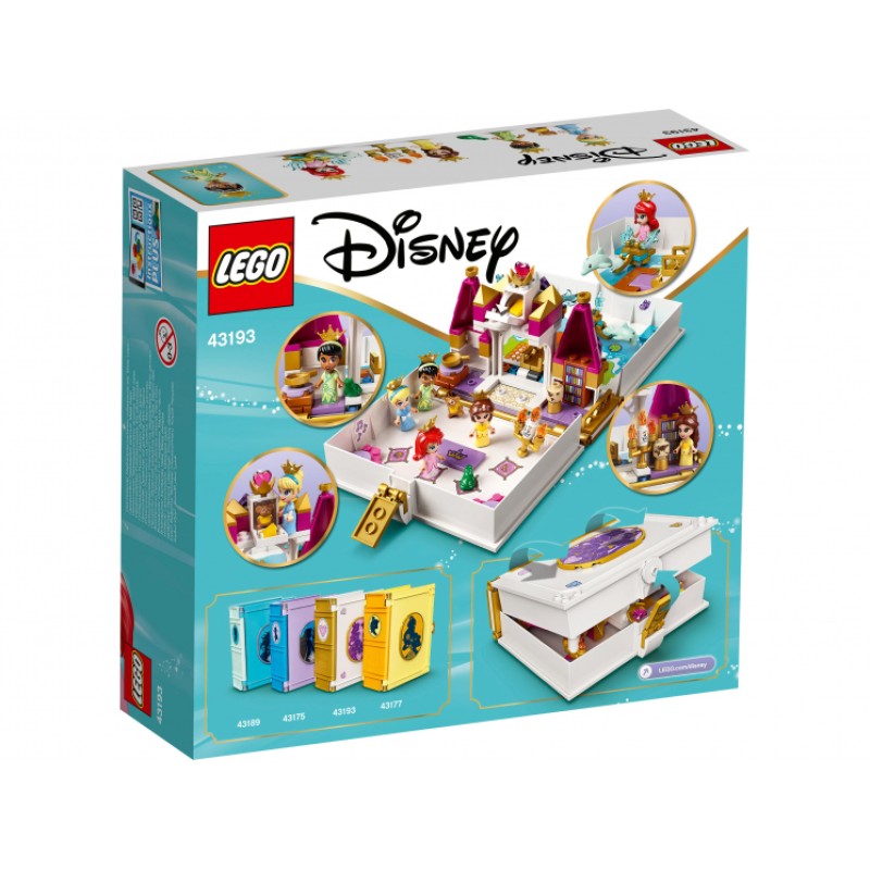 43193 Lego Disney Princess Книга сказочных приключений Ариэль, Белль, Золушки и Тианы