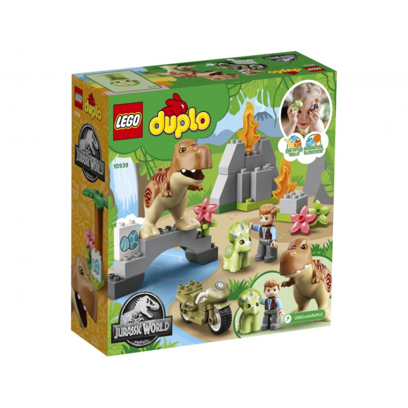 10939 Lego Duplo Побег динозавров: тираннозавр и трицератопс