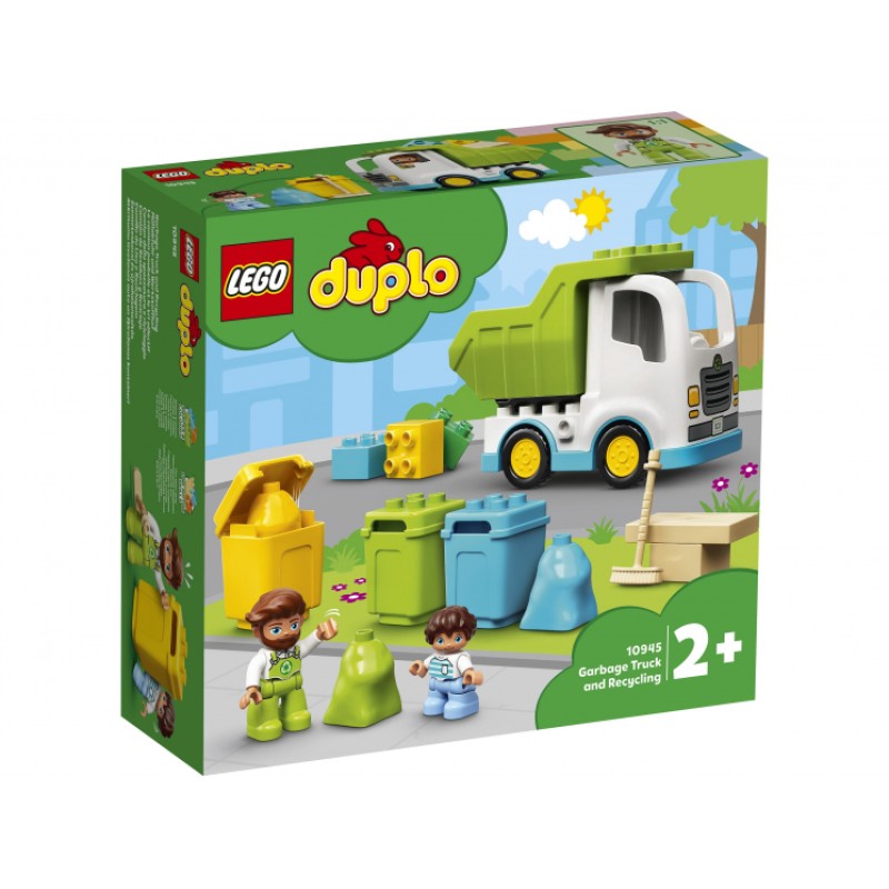 10945 Lego Duplo Мусоровоз и контейнеры для раздельного сбора мусора