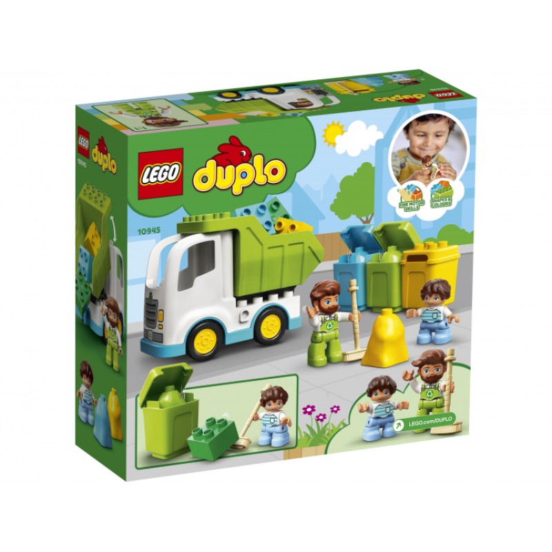 10945 Lego Duplo Мусоровоз и контейнеры для раздельного сбора мусора