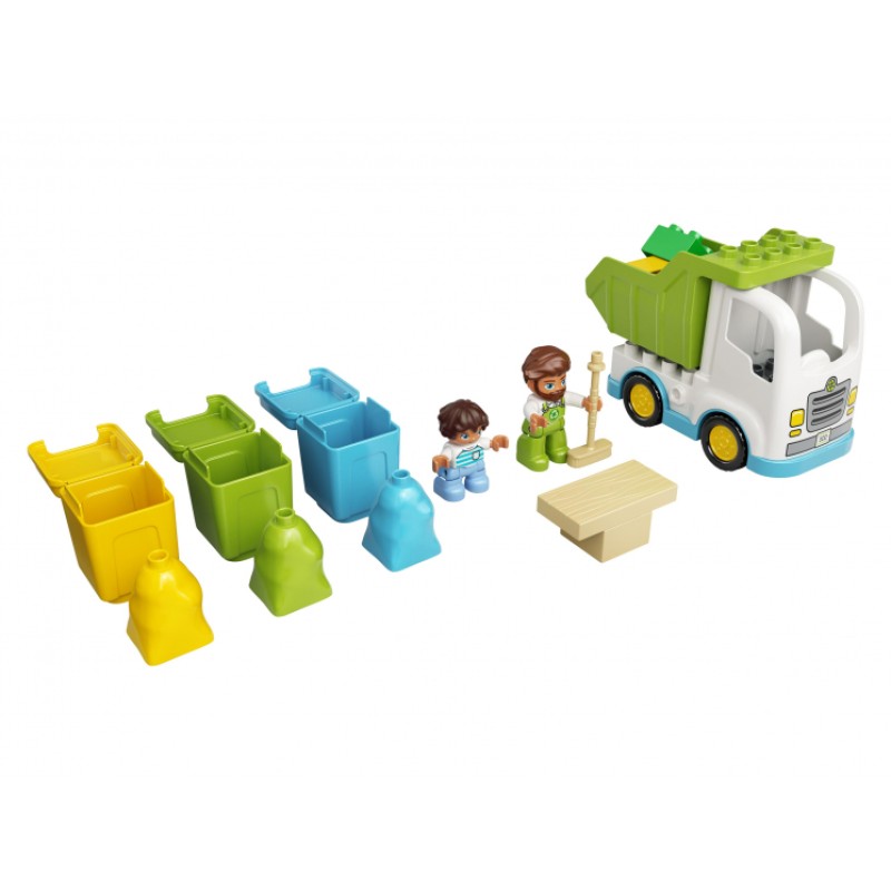 10945 Lego Duplo Мусоровоз и контейнеры для раздельного сбора мусора