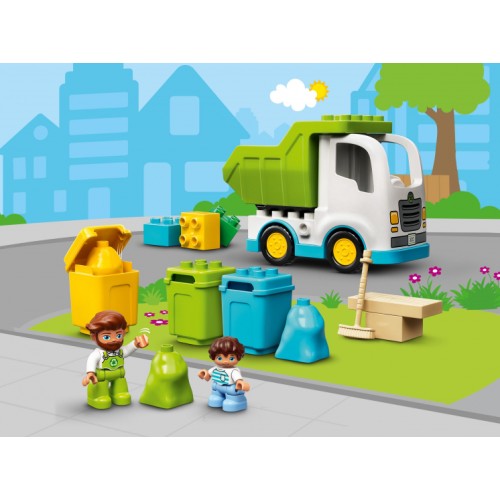 10945 Lego Duplo Мусоровоз и контейнеры для раздельного сбора мусора