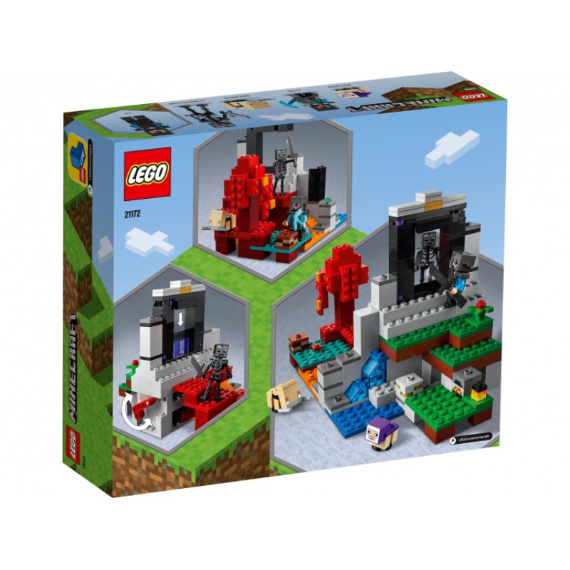 21172 Lego Minecraft Разрушенный портал