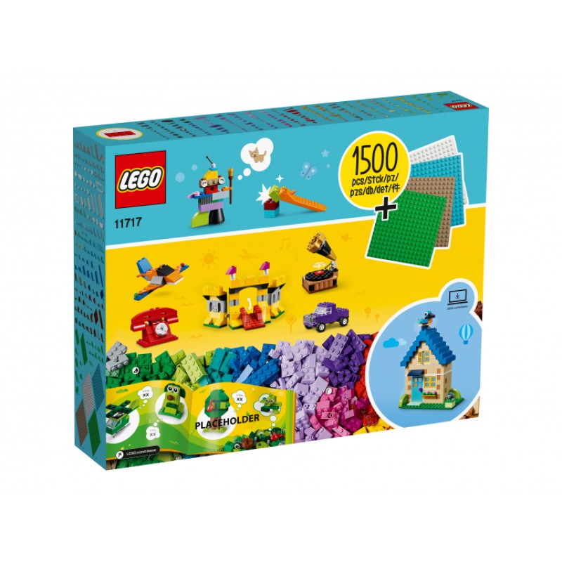 11717 Lego Classic Кубики, кубики, пластины!