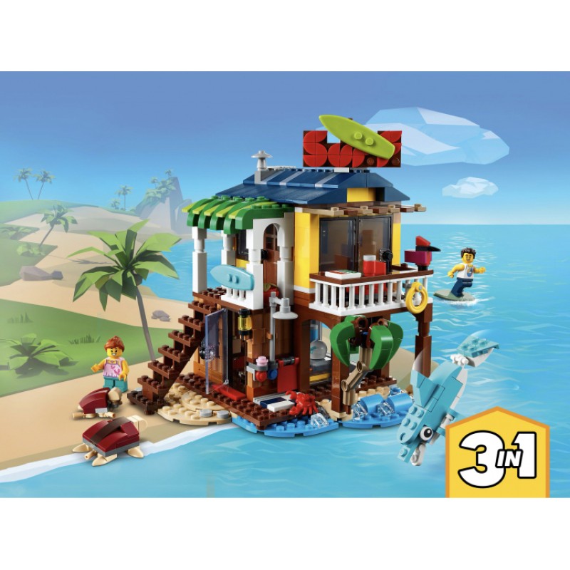 31118 Lego Creator Пляжный домик серферов