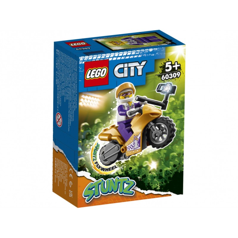 60309 Lego City Трюковый мотоцикл с экшн-камерой