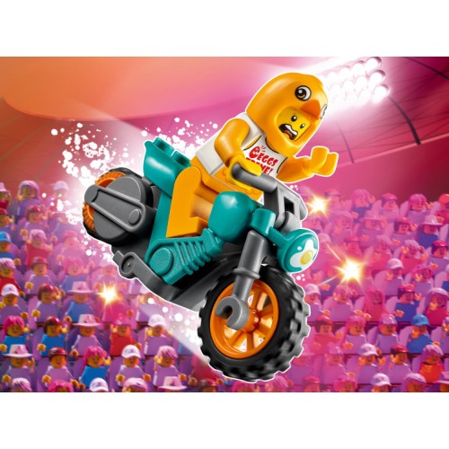 60310 Lego City Трюковый мотоцикл с цыплёнком