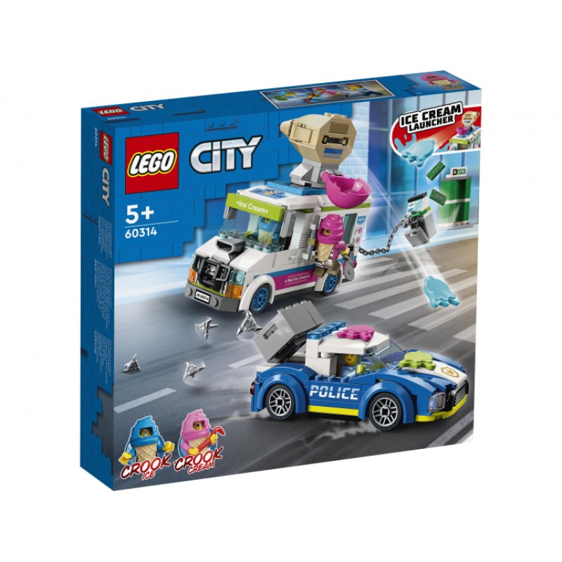 60314 Lego City Погоня полиции за грузовиком с мороженым