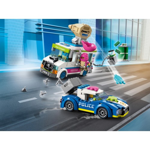60314 Lego City Погоня полиции за грузовиком с мороженым