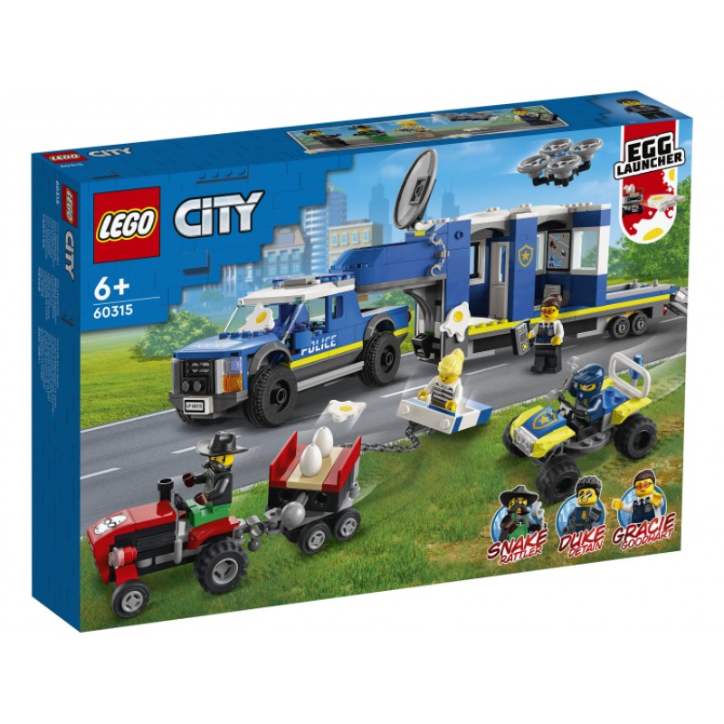60315 Lego City Полицейский мобильный командный трейлер