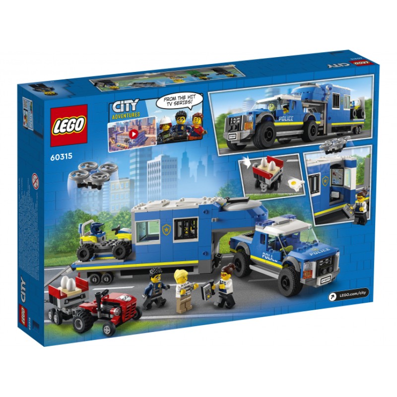 60315 Lego City Полицейский мобильный командный трейлер
