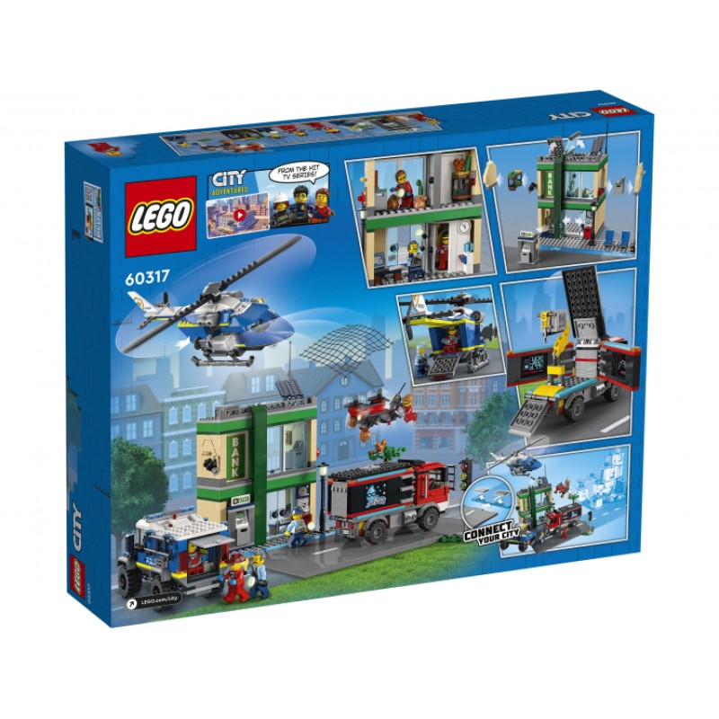 60317 Lego City Полицейская погоня в банке