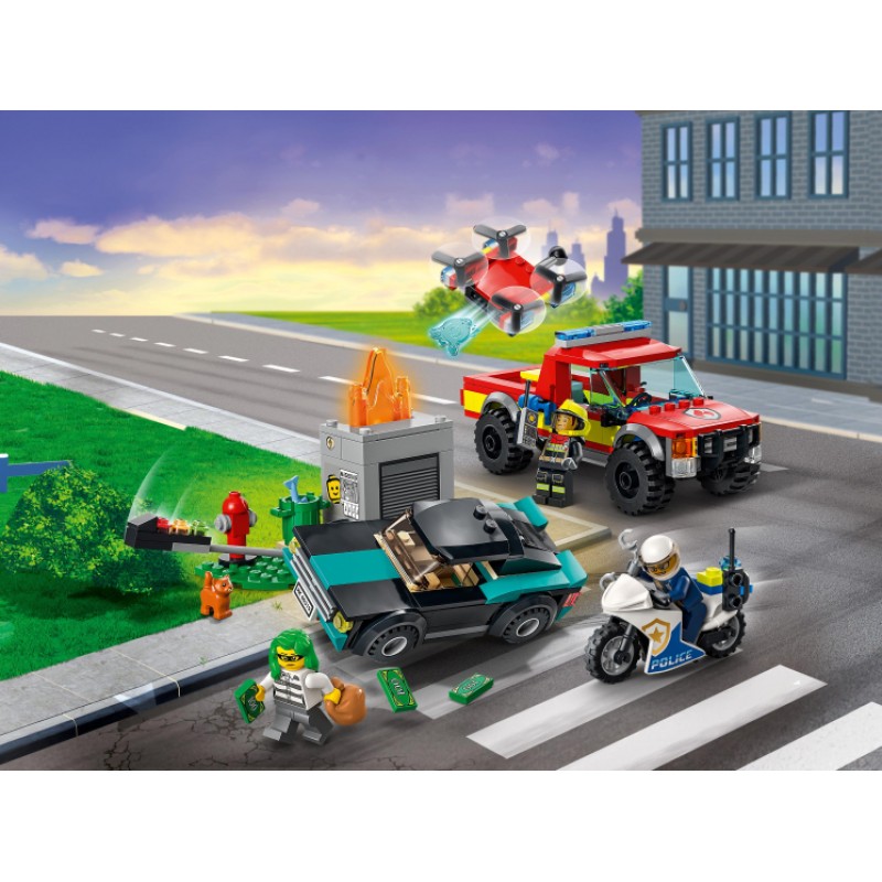 60319 Lego City Пожарная бригада и полицейская погоня