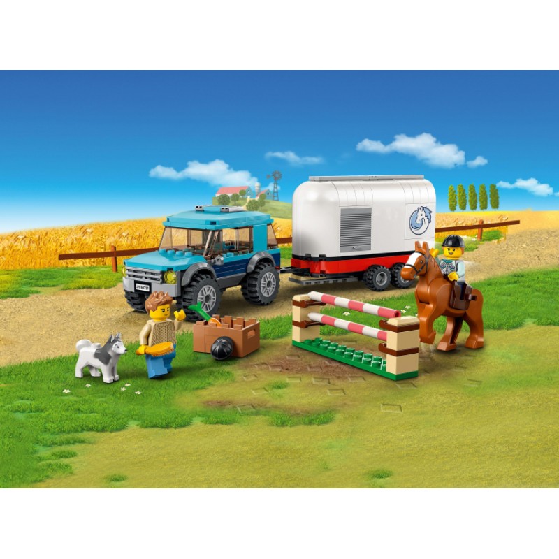 60327 Lego City Машина с прицепом для лошади