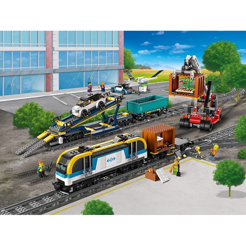 60336 Lego City Товарный поезд