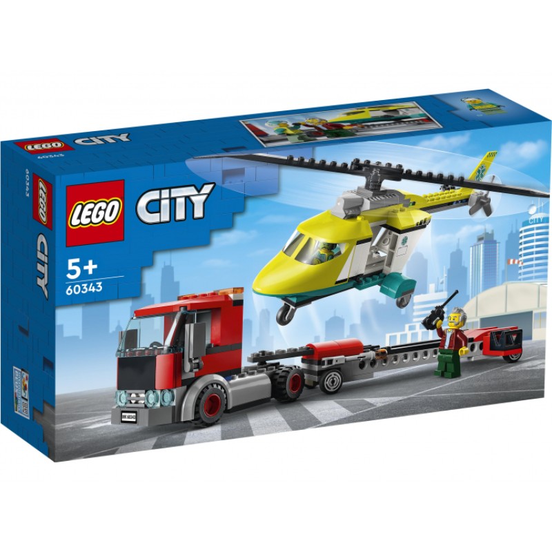 60343 Lego City Грузовик для спасательного вертолёта
