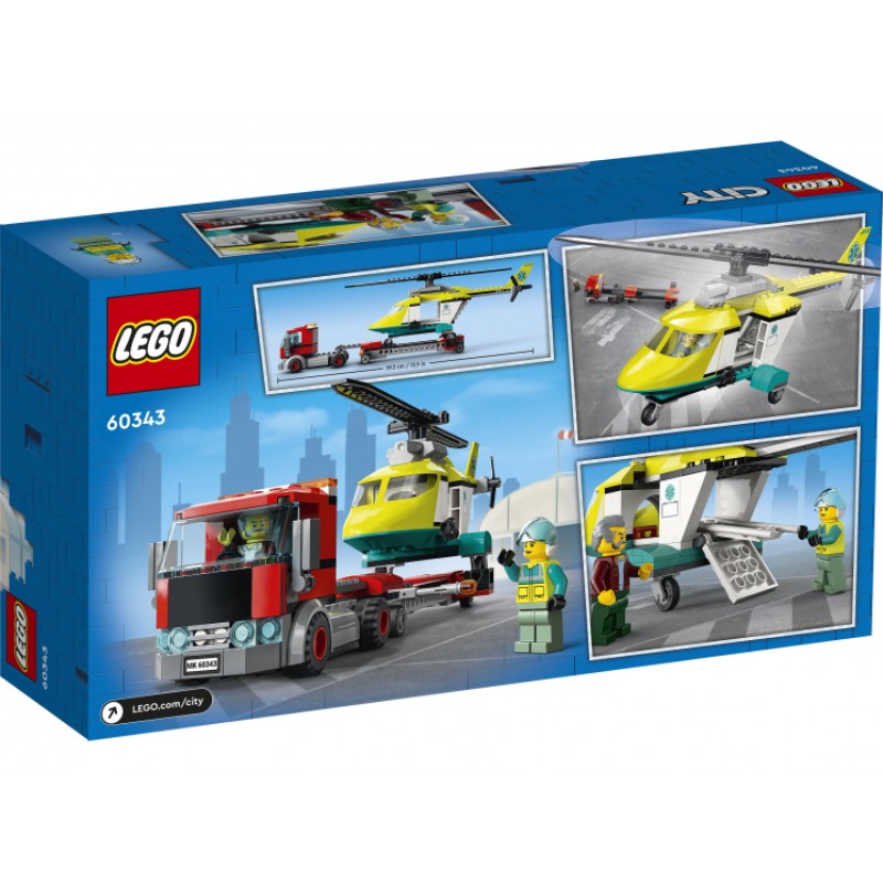 60343 Lego City Грузовик для спасательного вертолёта