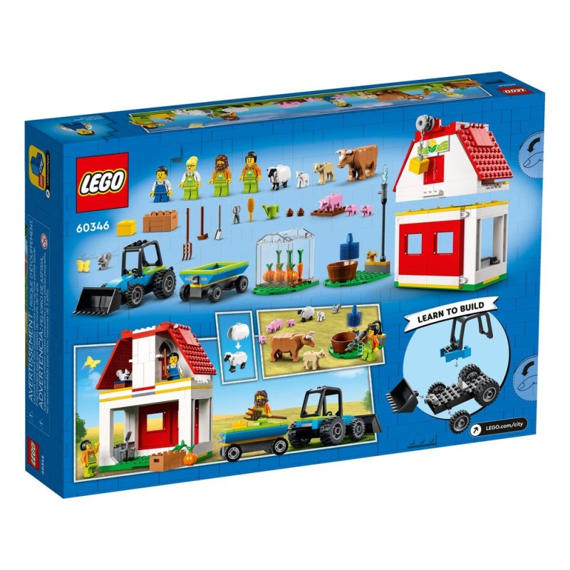 60346 Lego City Ферма и амбар с животными